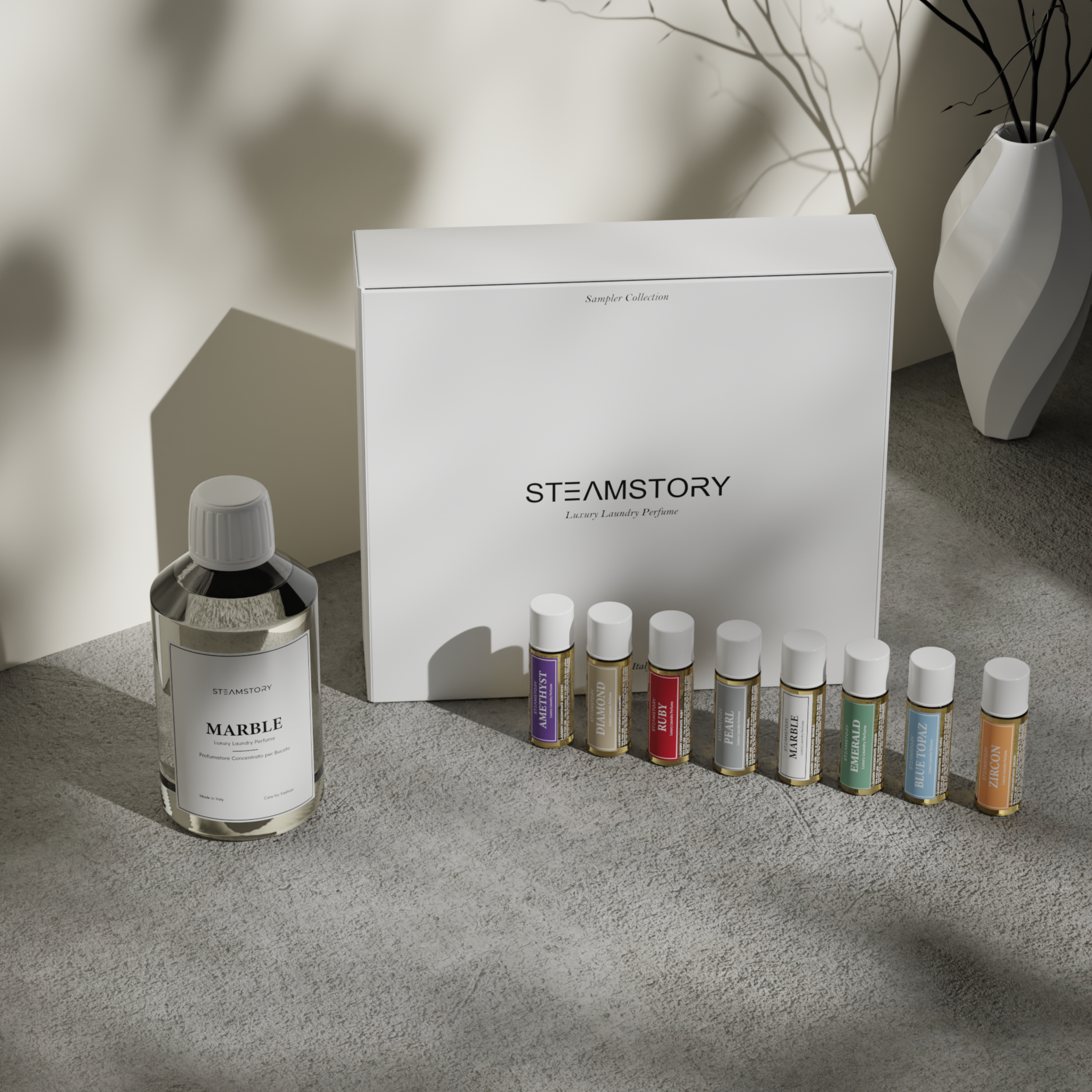 Laundry Perfume Trial Kit + Marble (500ML)